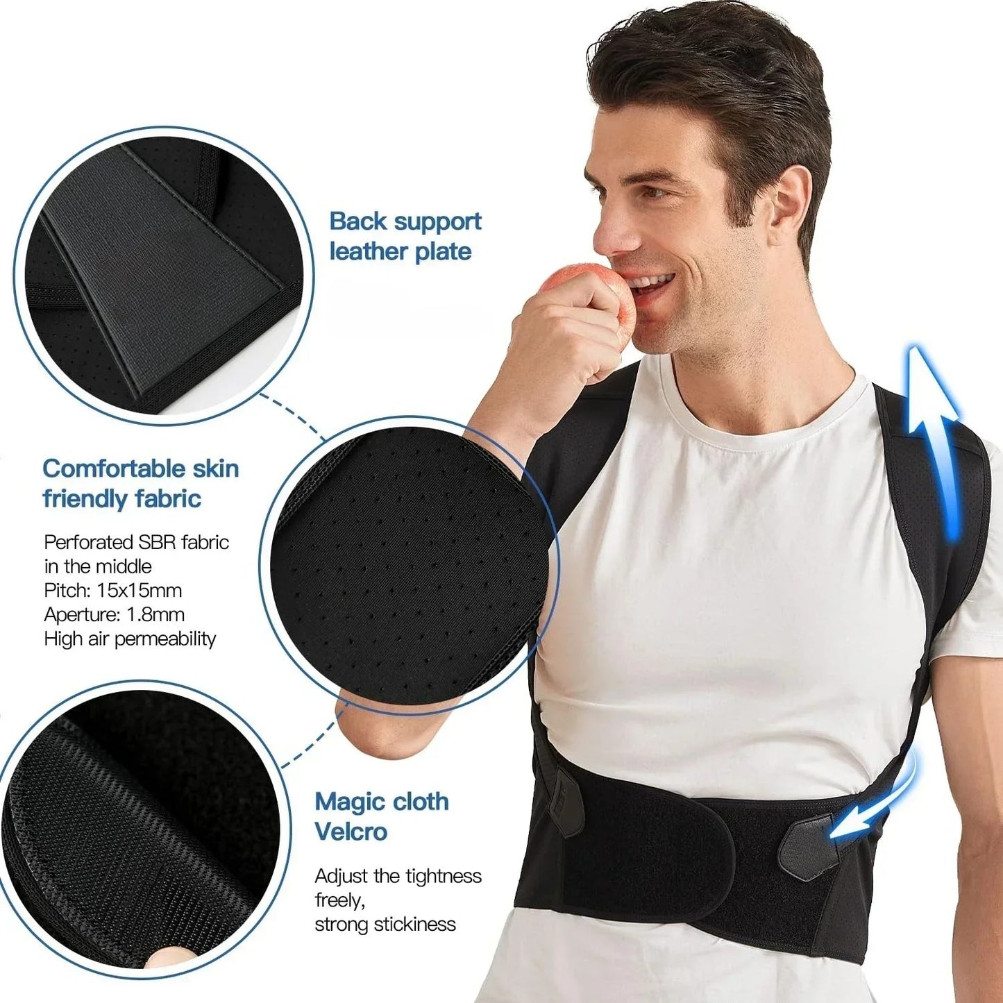 Posture Corrector for Women and Men, Adjustable Shoulder Posture Brace, Back Straightener Posture